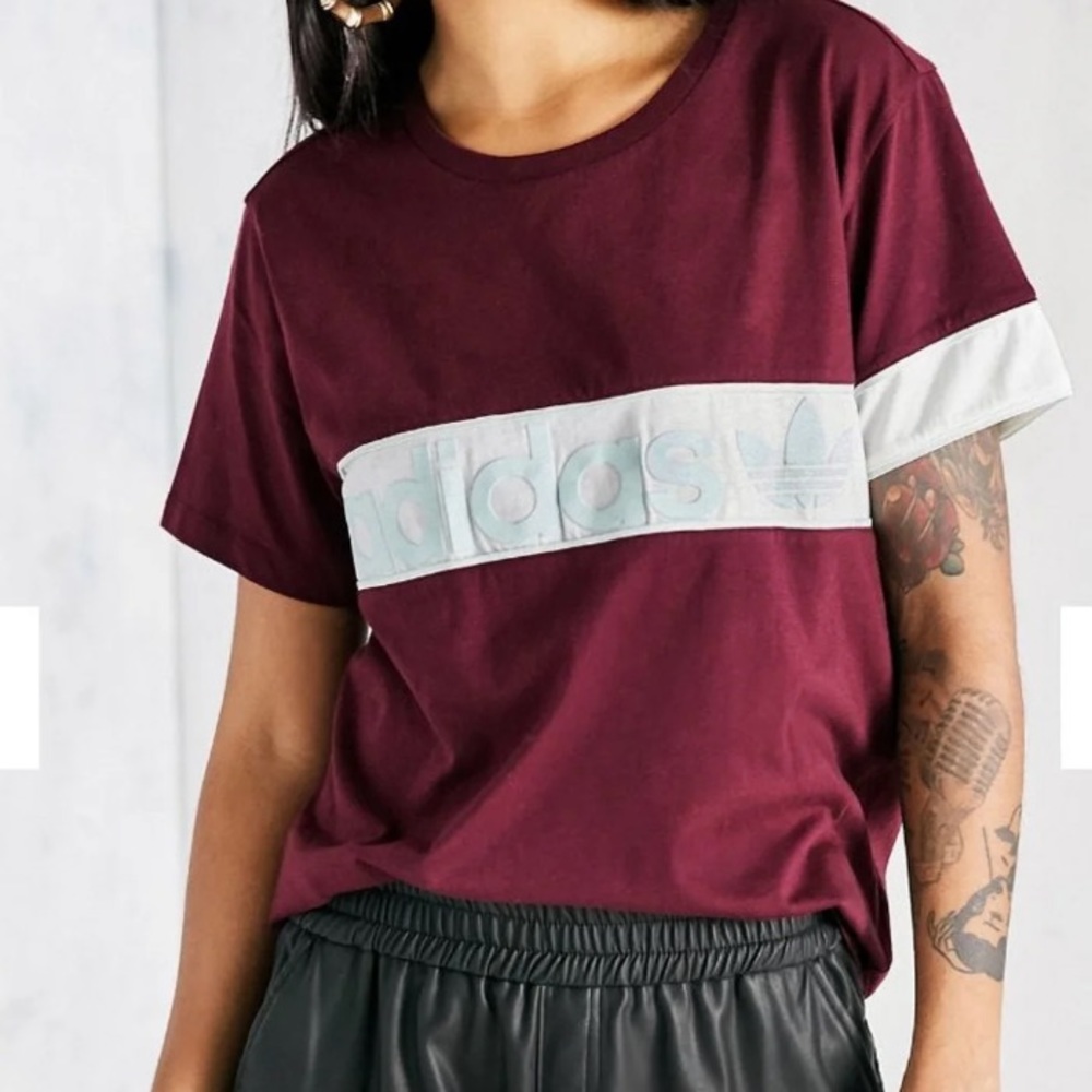 Adidas NY 1986 Maroon Tee